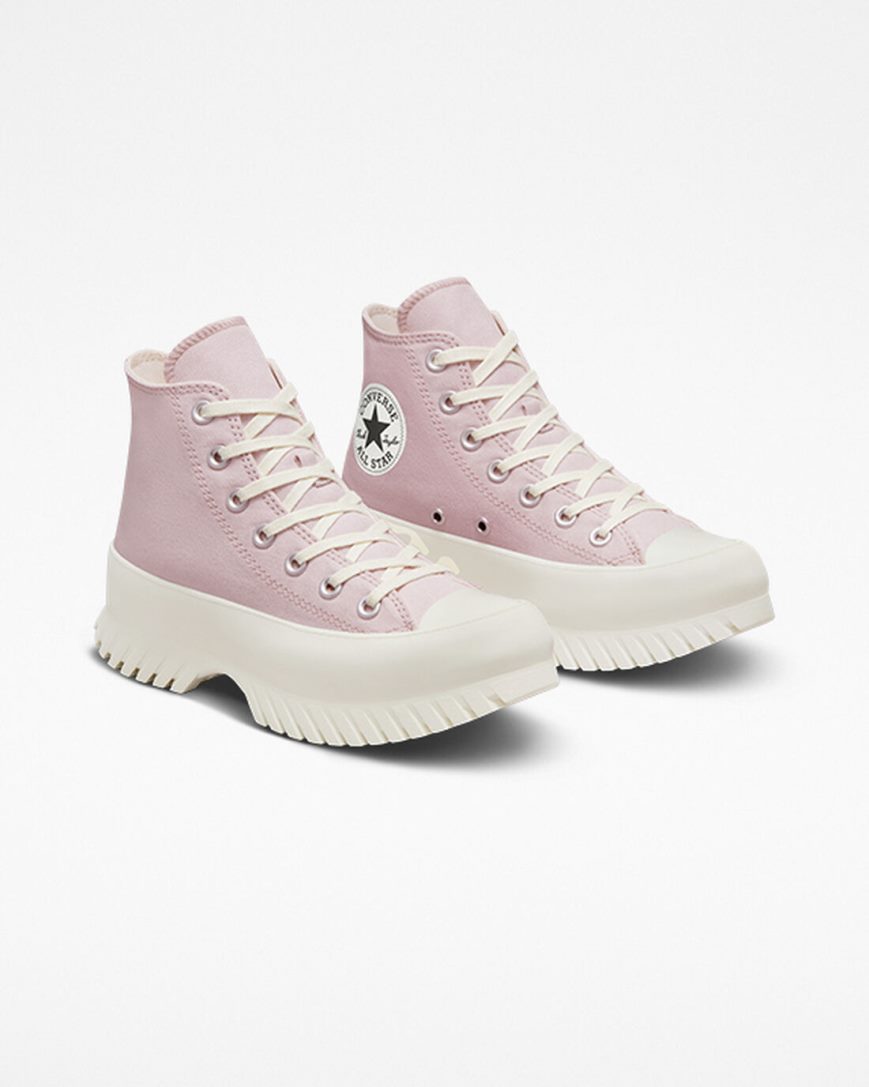 Tenis Converse Chuck Taylor All Star Lugged 2.0 Cano Alto Masculino Rosa Pretas | PT H001589